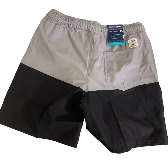 Trinity Coast Swim Trunks X-Small Grey & Black - Picture 5 of 7